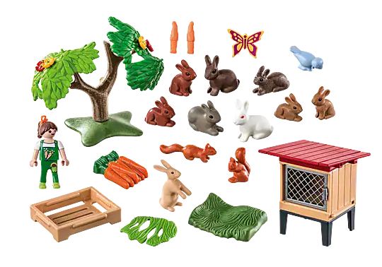 PLAYMOBIL Country 71252 Rabbit Hutch