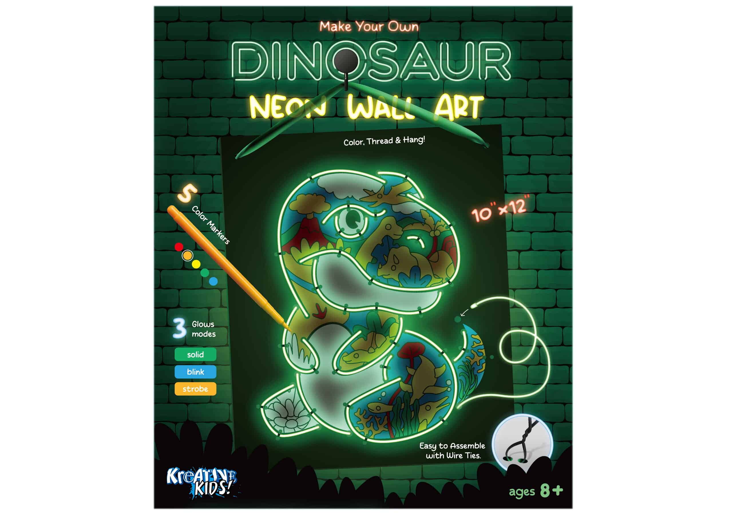 Wholesale Dinosaur Neon Wall Art from Harrisons Direct