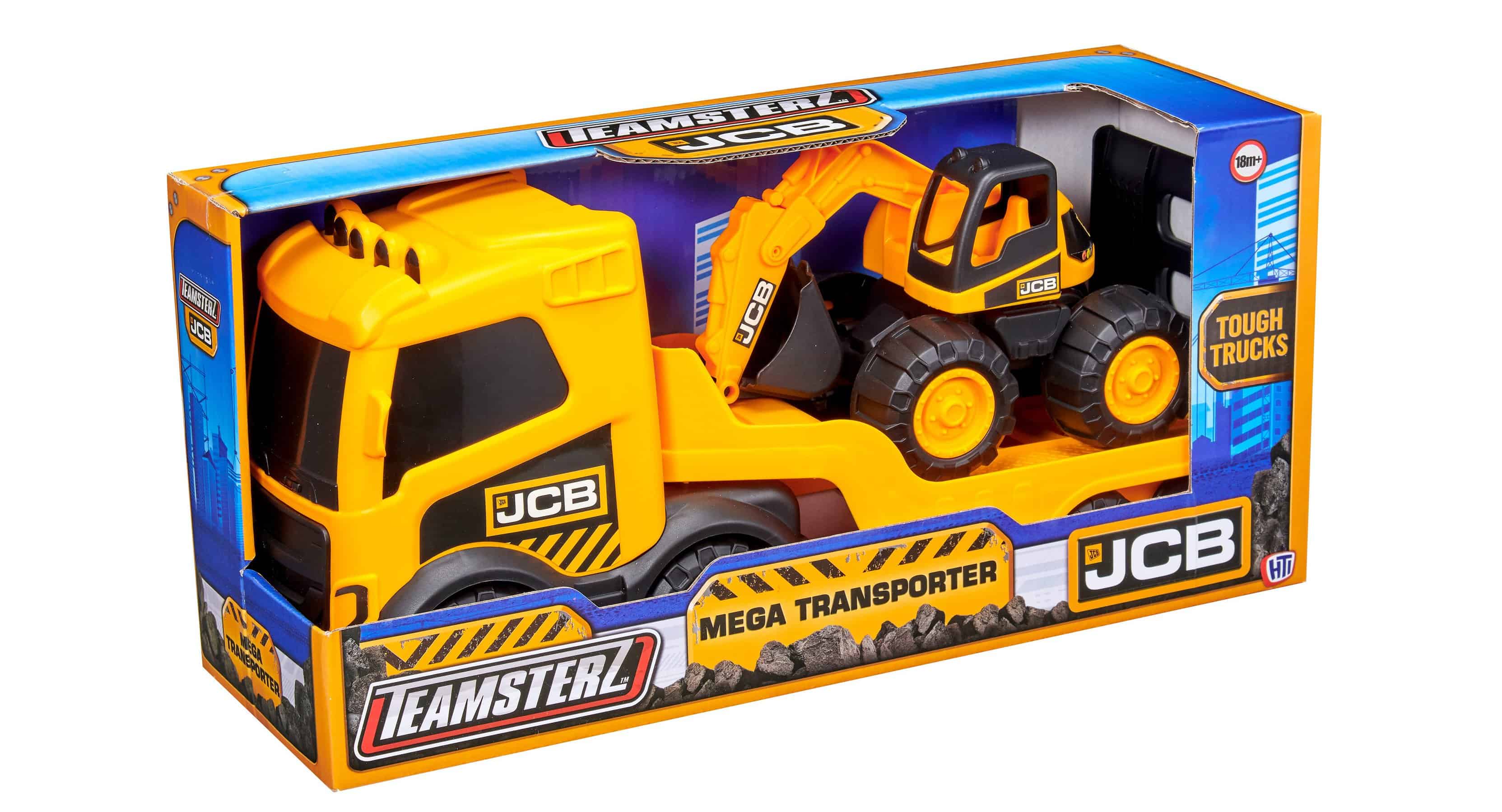 Teamsterz JCB Mega Transporter with Excavator from Harrisons Direct
